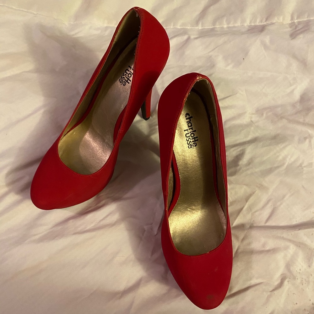 Red heels!